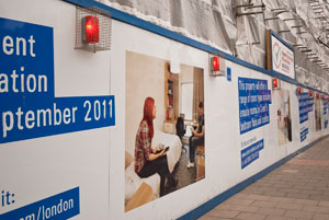 temporary electrics for building sites